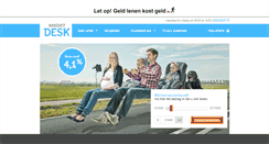 Desktop Screenshot of kredietdesk.nl